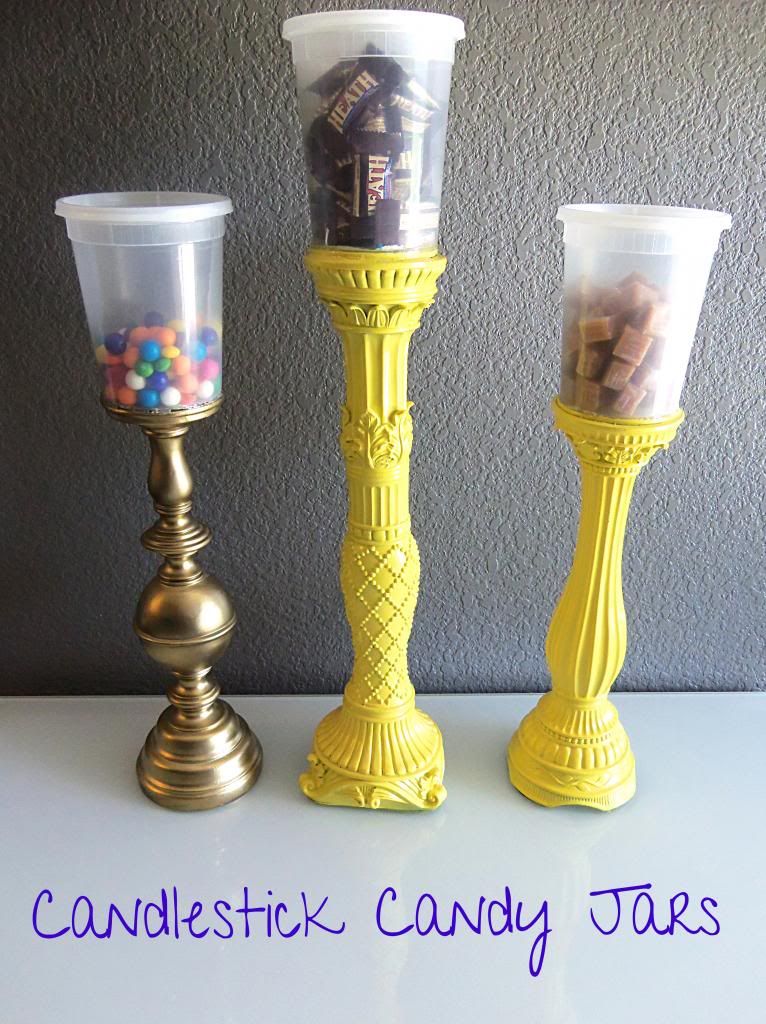 3squeezes Candlestick Candy Jars